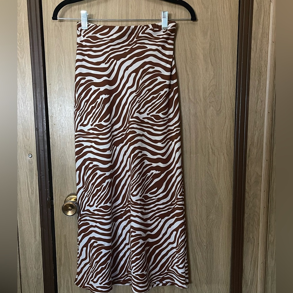 Princess Polly silk skirt